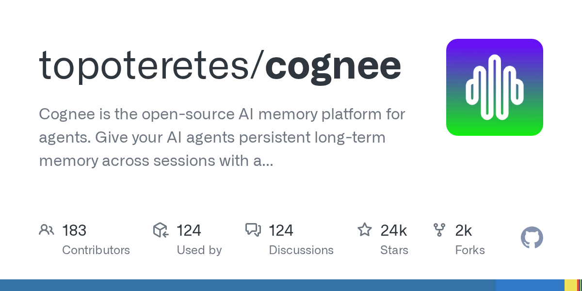 Cognee：为 AI Agent 装上「长期记忆」的开源知识图谱平台-无双技术网