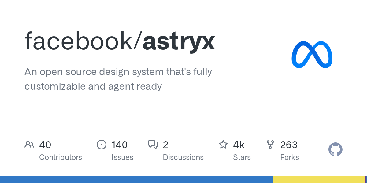 Astryx:Facebook 开源 AI 时代的全新设计系统,150+组件即插即用-无双技术网