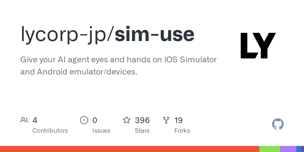 sim-use:给 AI Agent 装上「眼睛和手」,直接操控 iOS 模拟器与 Android 设备-无双技术网