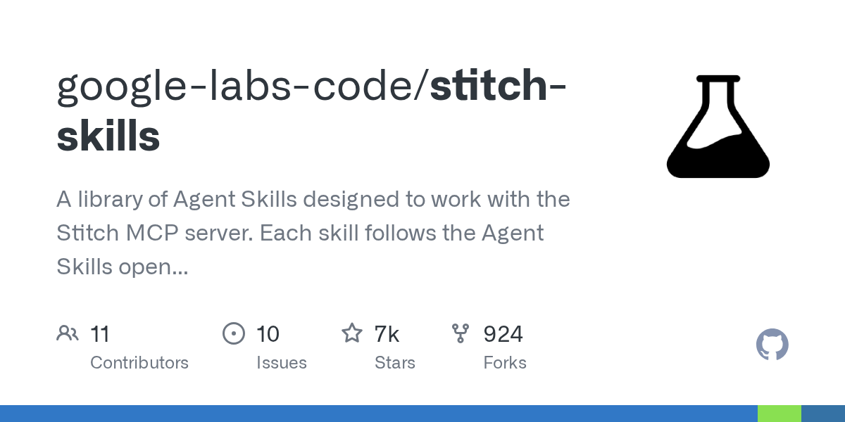 Google 开源的 Stitch Skills:用 Agent Skills 开放标准打通 AI 编程与 UI 设计全流程-无双技术网