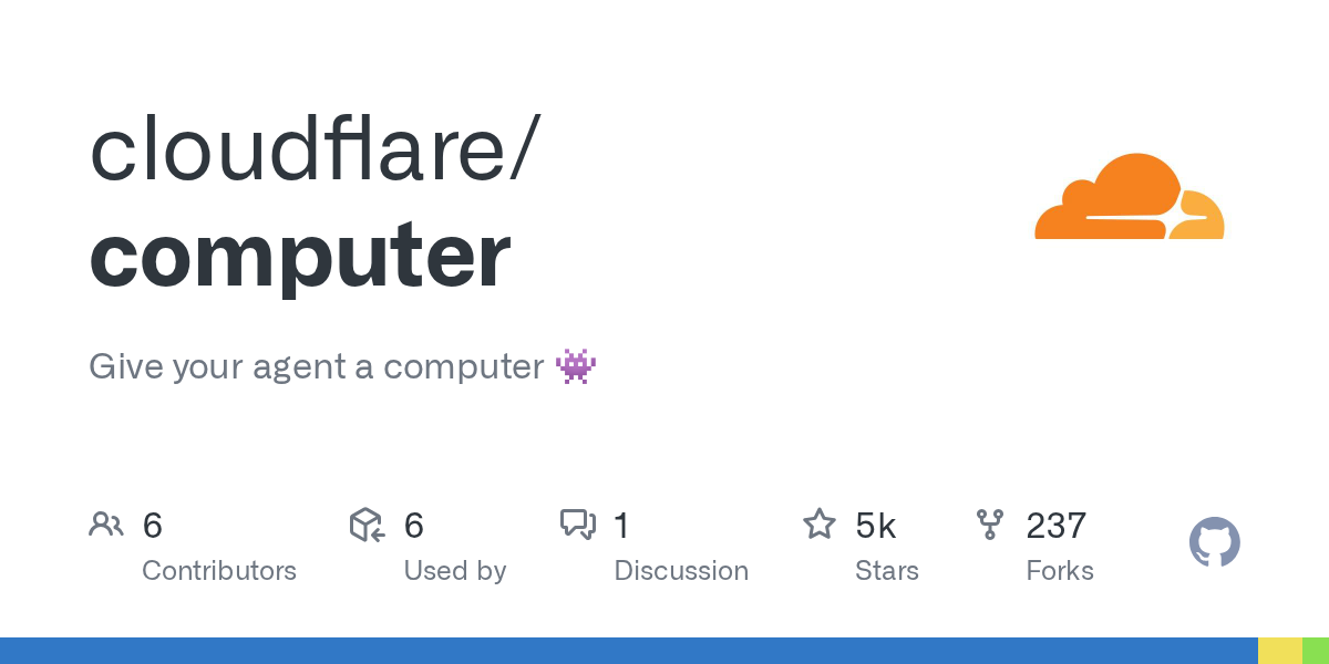Cloudflare Computer 深度解读：给 AI Agent 一台真正的电脑-无双技术网