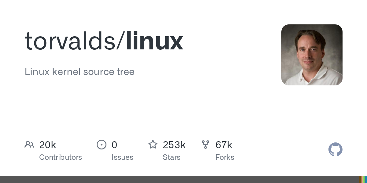 GitHub 热门项目推荐:linux(C|253481 Star)-无双技术网